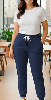 Jogger Mujer Azul Burda
