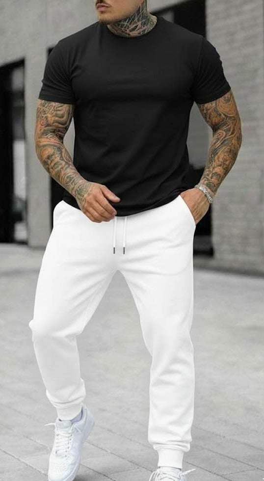 Jogger Hombre Blanco Burda