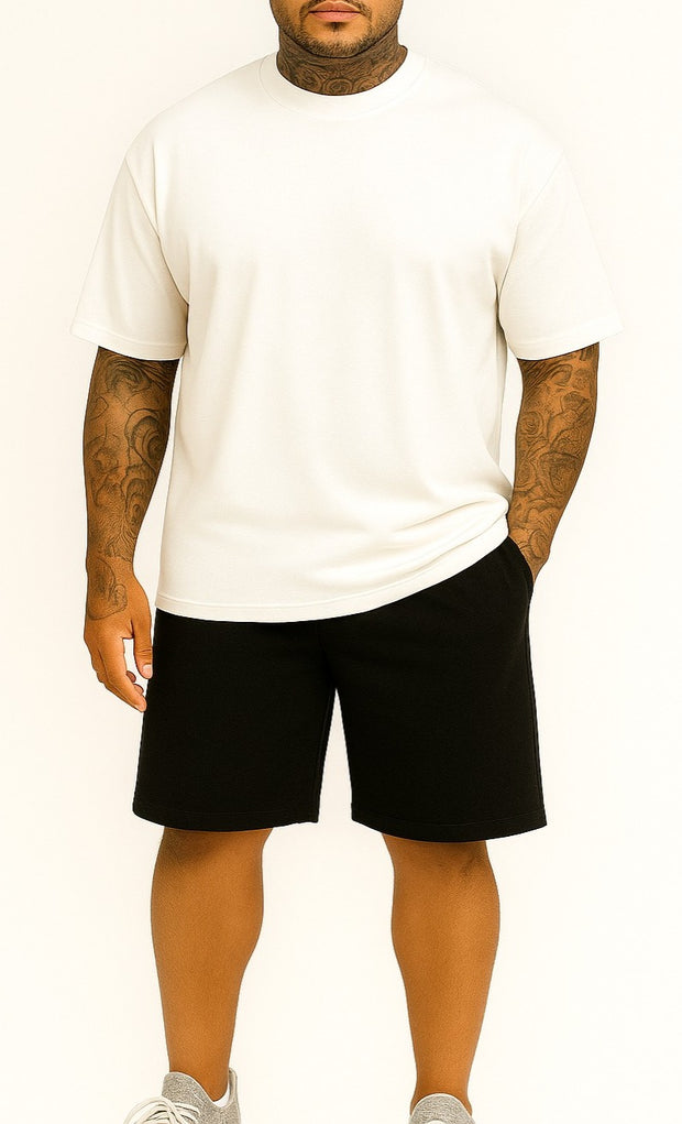 Pantaloneta Hombre Negra Burda
